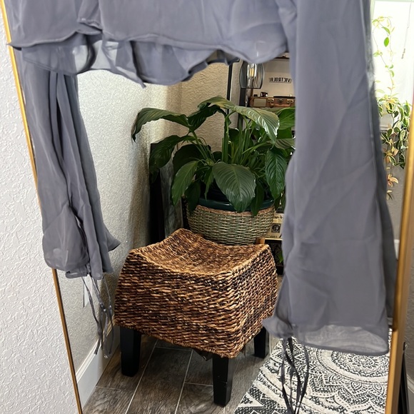 HOUSE OF CB 'Athena' Shadow Long Sleeve Floaty Top NWOT - Picture 12 of 13